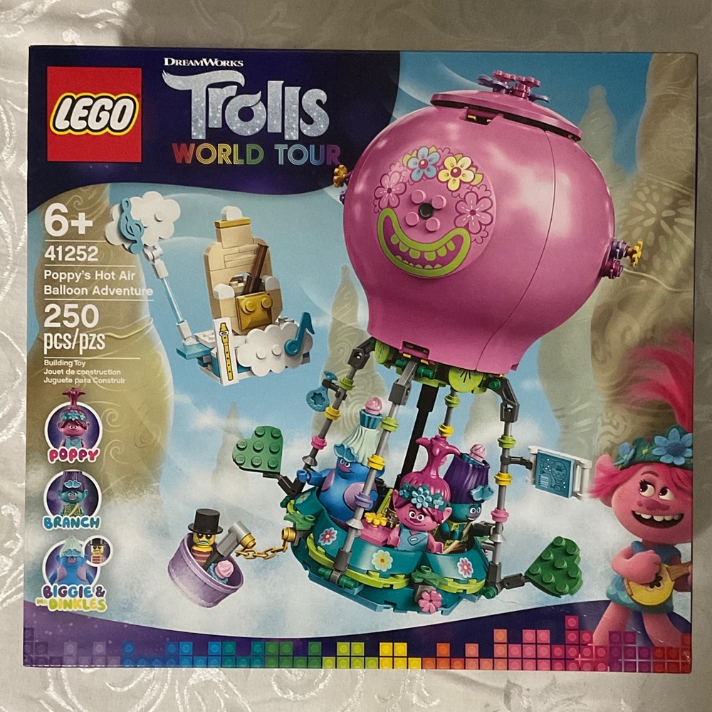 LEGO Trolls World Tour Poppy's Hot Air Balloon - Pink and Green